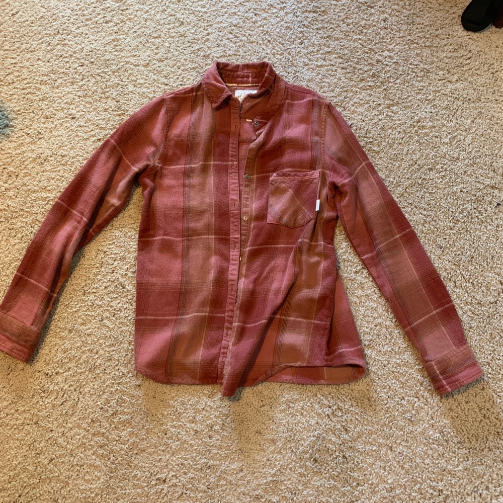 mauve/pink flannel